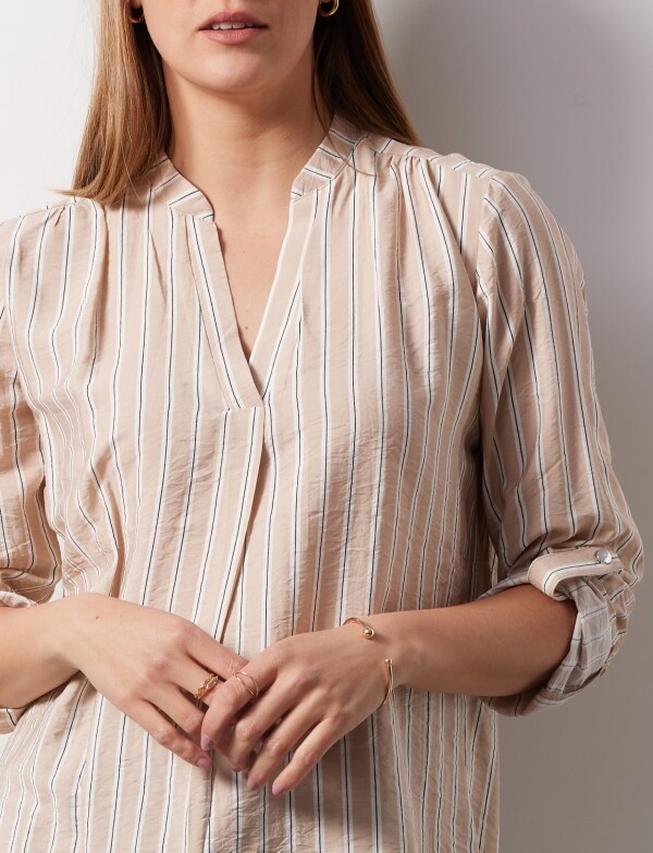 Blusa Lineas BEIGE/MULTI