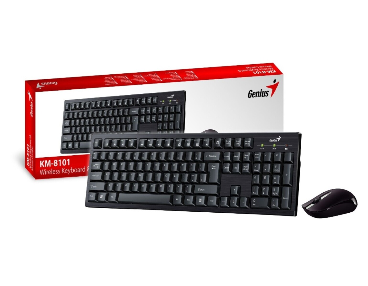 Combo Genius: Teclado y Mouse inalámbrico KM-8101 
