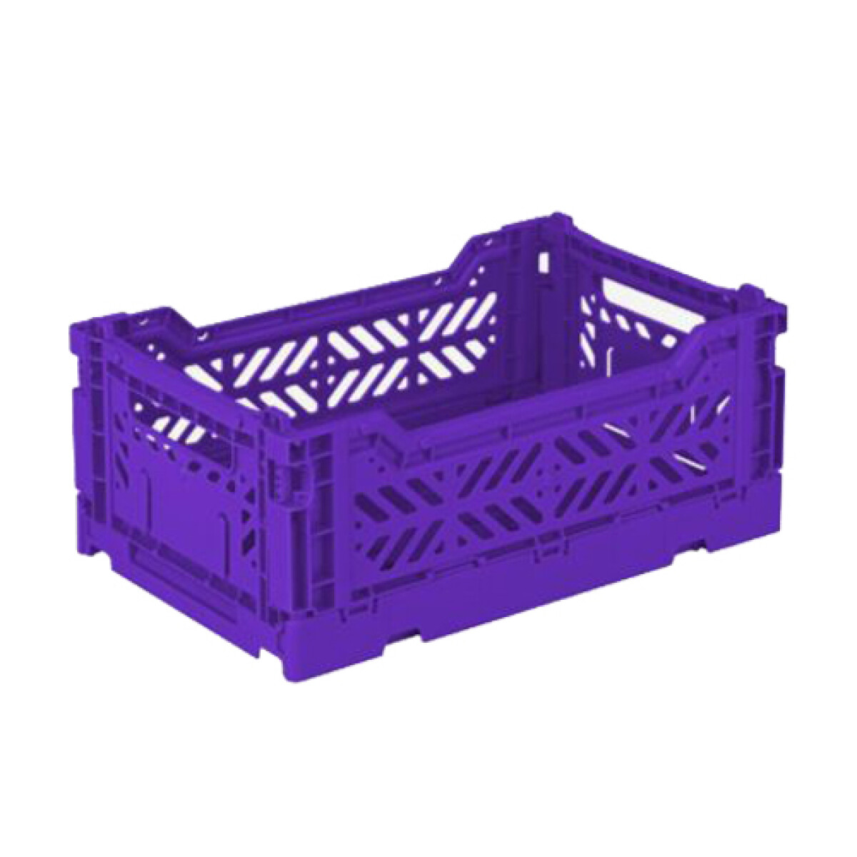 Caja organizadora plegable y apilable Mediana - Violeta 