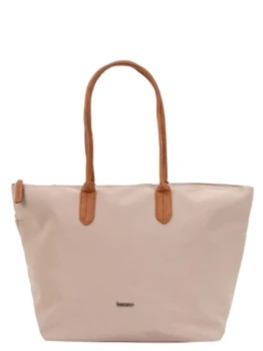 Bolso Terrano Roma Lona Aviador - TAUPE 