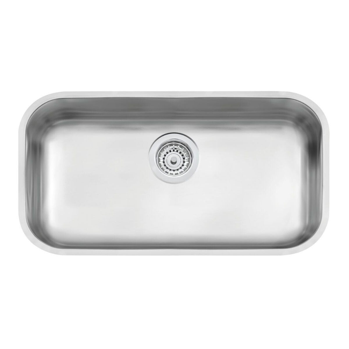 Acero Inoxidable Acetinado 56X34X17Cm Pileta De Cocina Cap 
