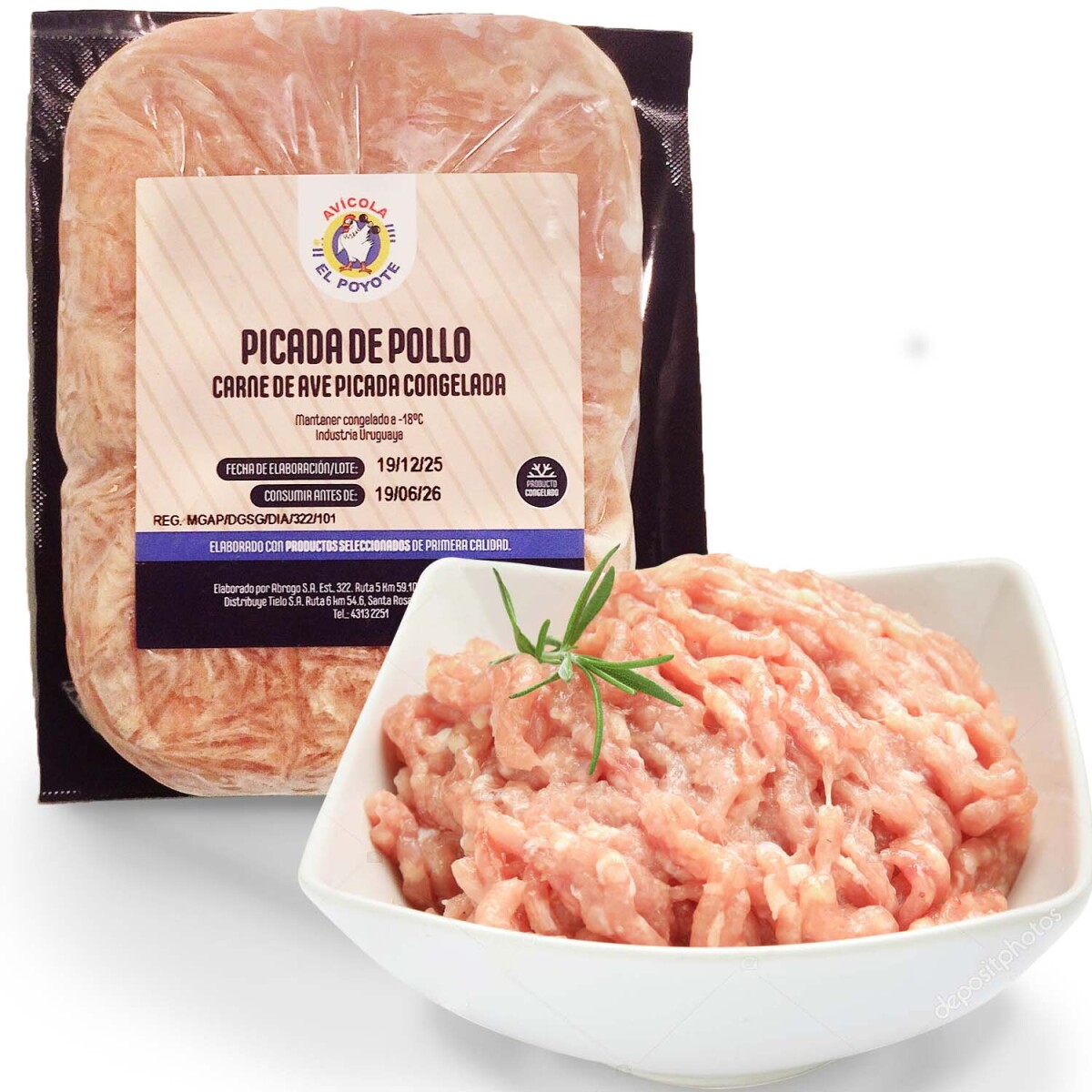 Carne Picada De Pollo 450g El Poyote 