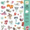 Set de 160 stickers Pequeños amigos