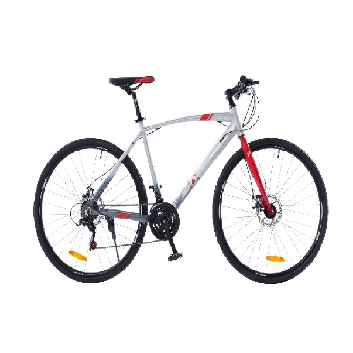 Bicicleta Zanella Nova T 2.10 Rodado 28" - GRIS-ROJO 