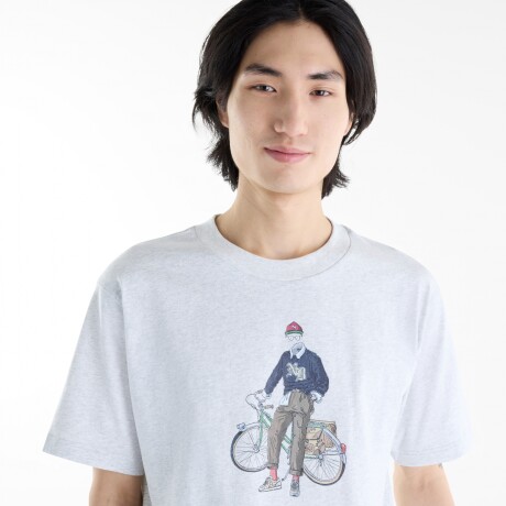 Remera New Balance de Hombre - Varsity - MT62M4ZXAHH GREY