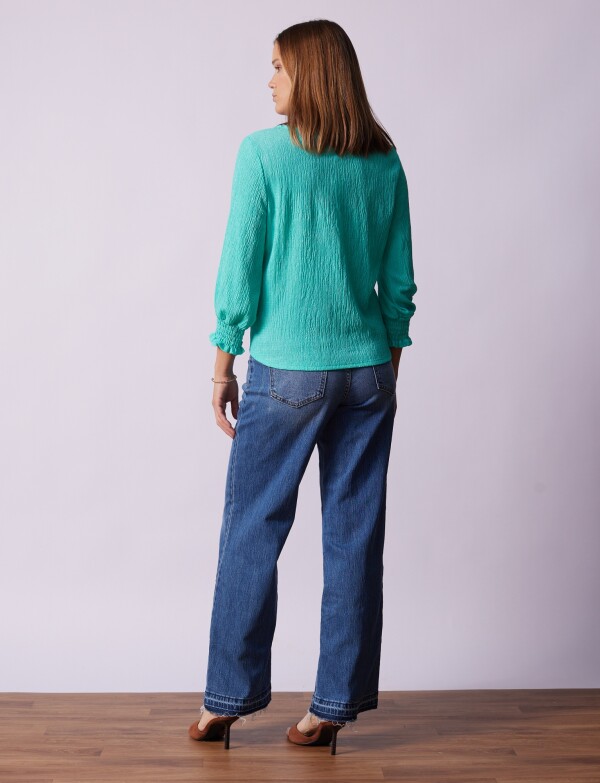 Blusa Nudo VERDE AGUA
