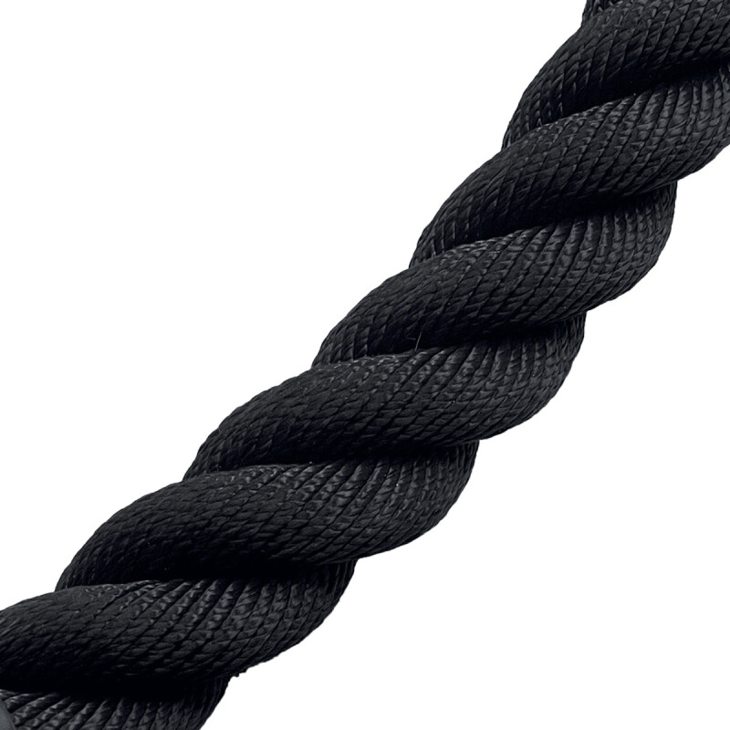 Cuerda Soga Para Crossfit Athletic 38Mmx12M Negro