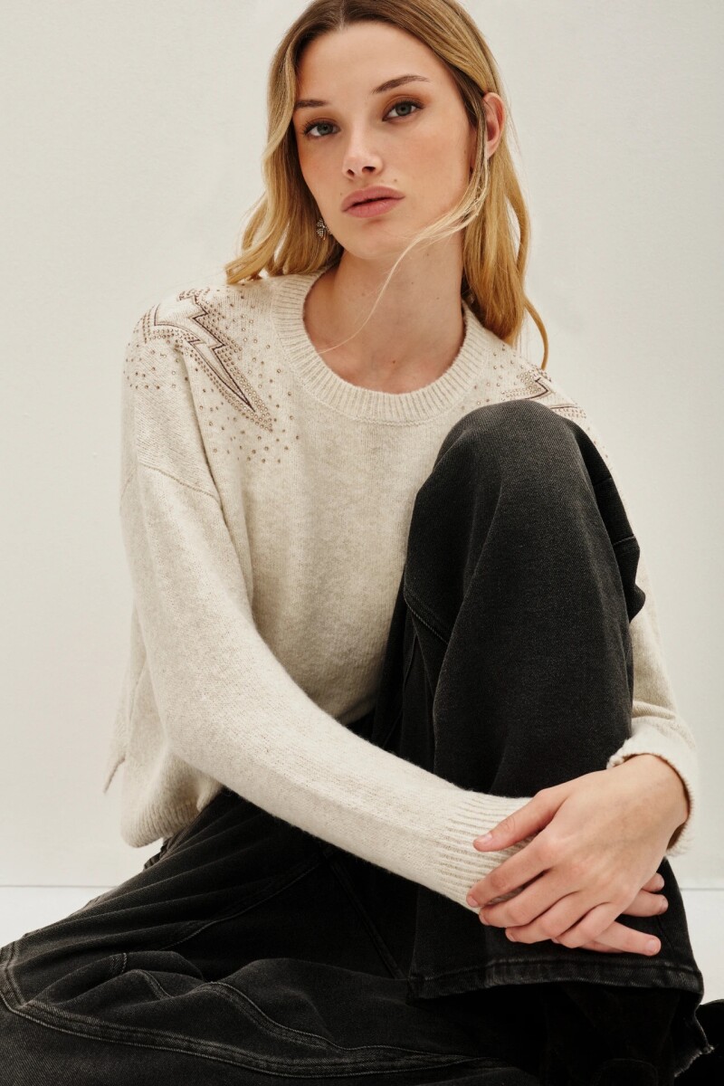 Sweater Ray Crudo Melange