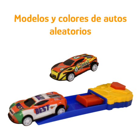 Camión Porta-autos Manija Con 2 Autos Lanzador para +3 años Varios