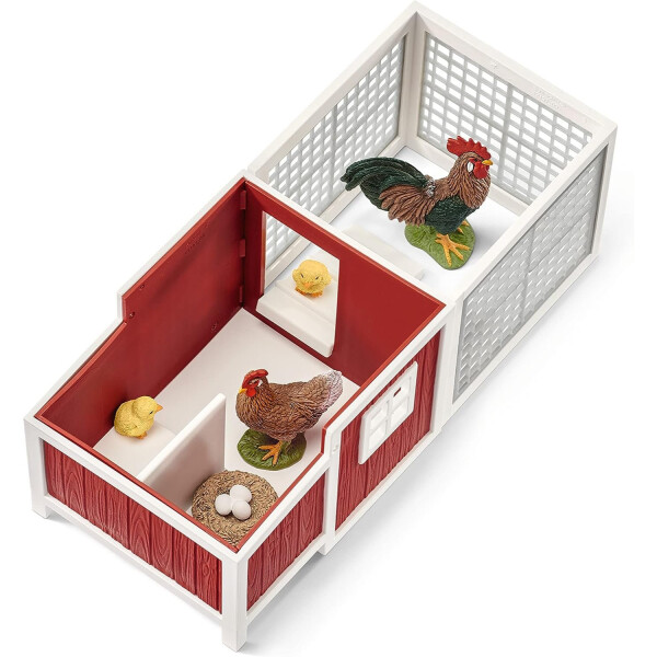 Juguete Granja Gallinero Gallinas Figura Schleich Infantil Juguete Granja Gallinero Gallinas Figura Schleich Infantil
