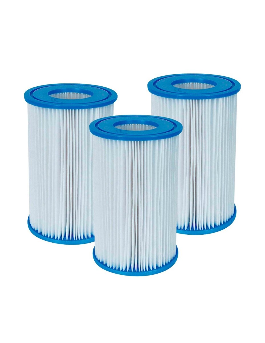 INTEX FILTRO CARTUCHO TIPO A PACK 3 UNIDADES 