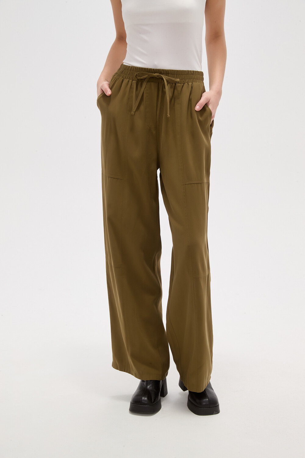 Pantalon Calen Verde Oliva