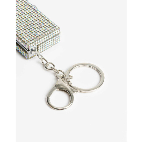 Pastillero Con Glitter Plateado