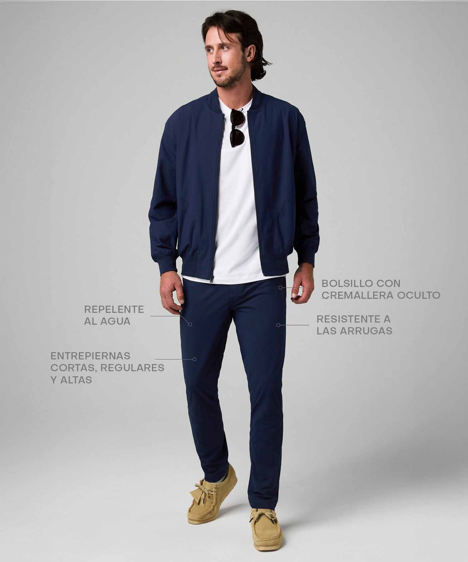 Pantalón The Don 5-Pocket Slim Pant Hombre Deep Navy