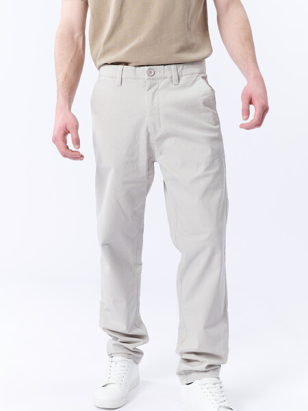 Pantalón Chino Gris Hielo