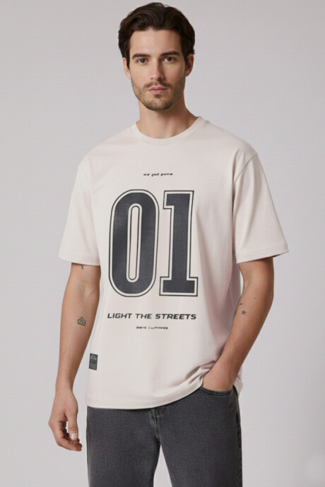 T-SHIRT SHORIA DIXIE Marfil