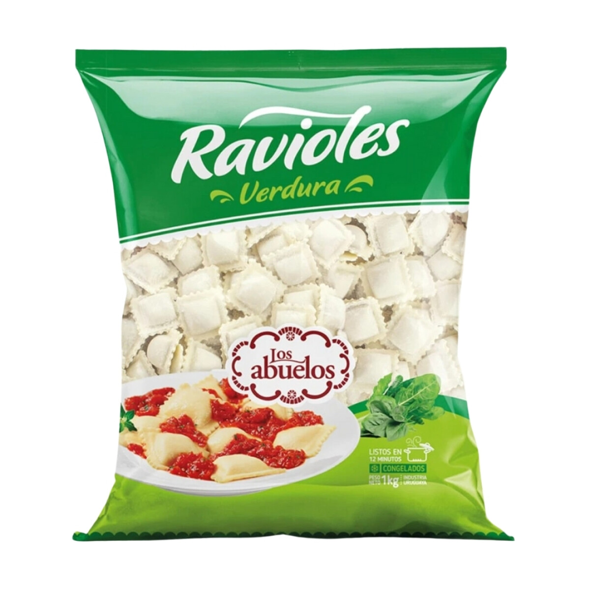 RAVIOLES DE VERDURA 1KG LOS ABUELOS 
