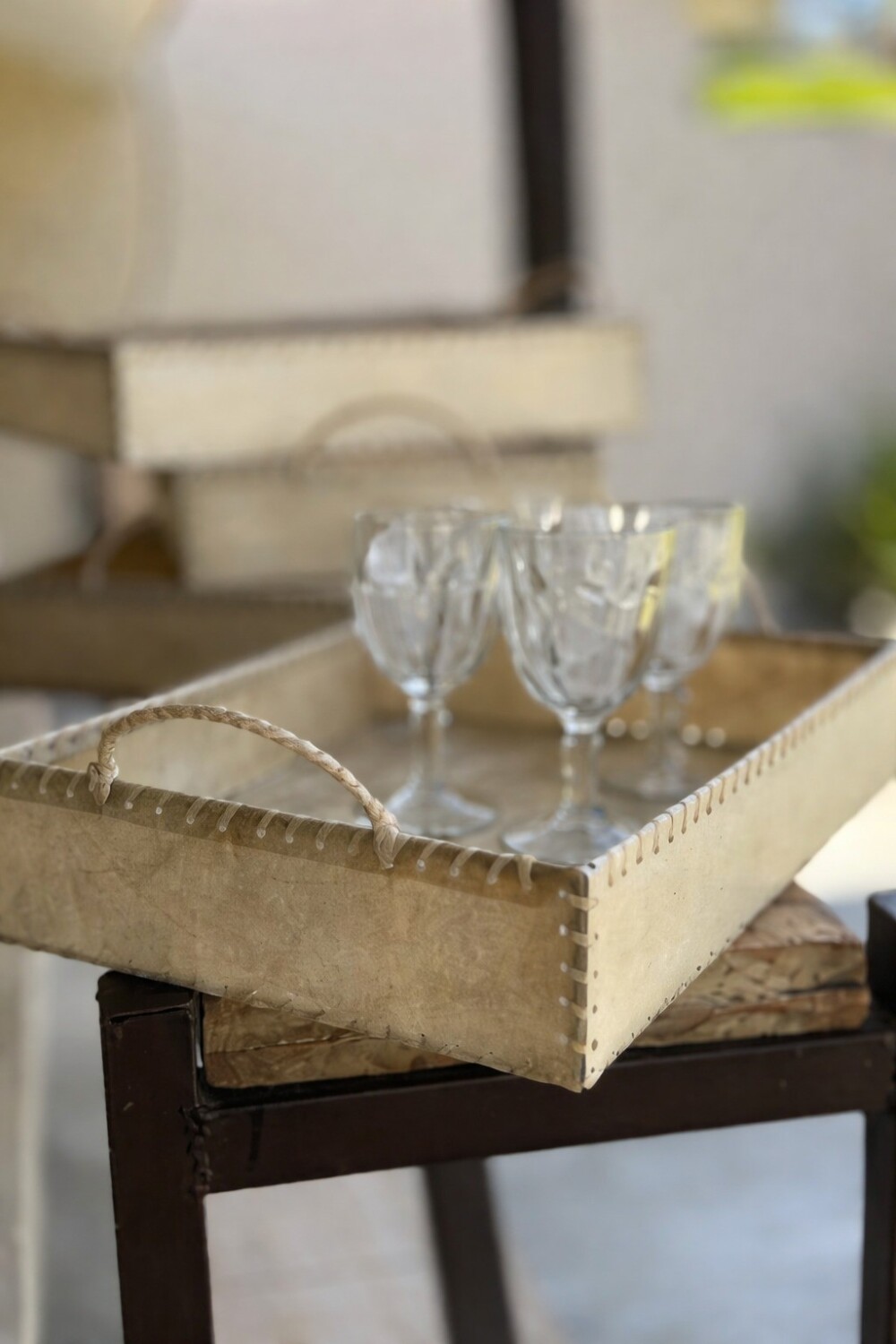 Rectangular Table Basket Trenzado Grande Lonja