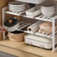 Estante Organizador Cocina 2 Niveles Ajustable Expendible Blanco Estante Organizador Cocina 2 Niveles Ajustable Expendible Blanco