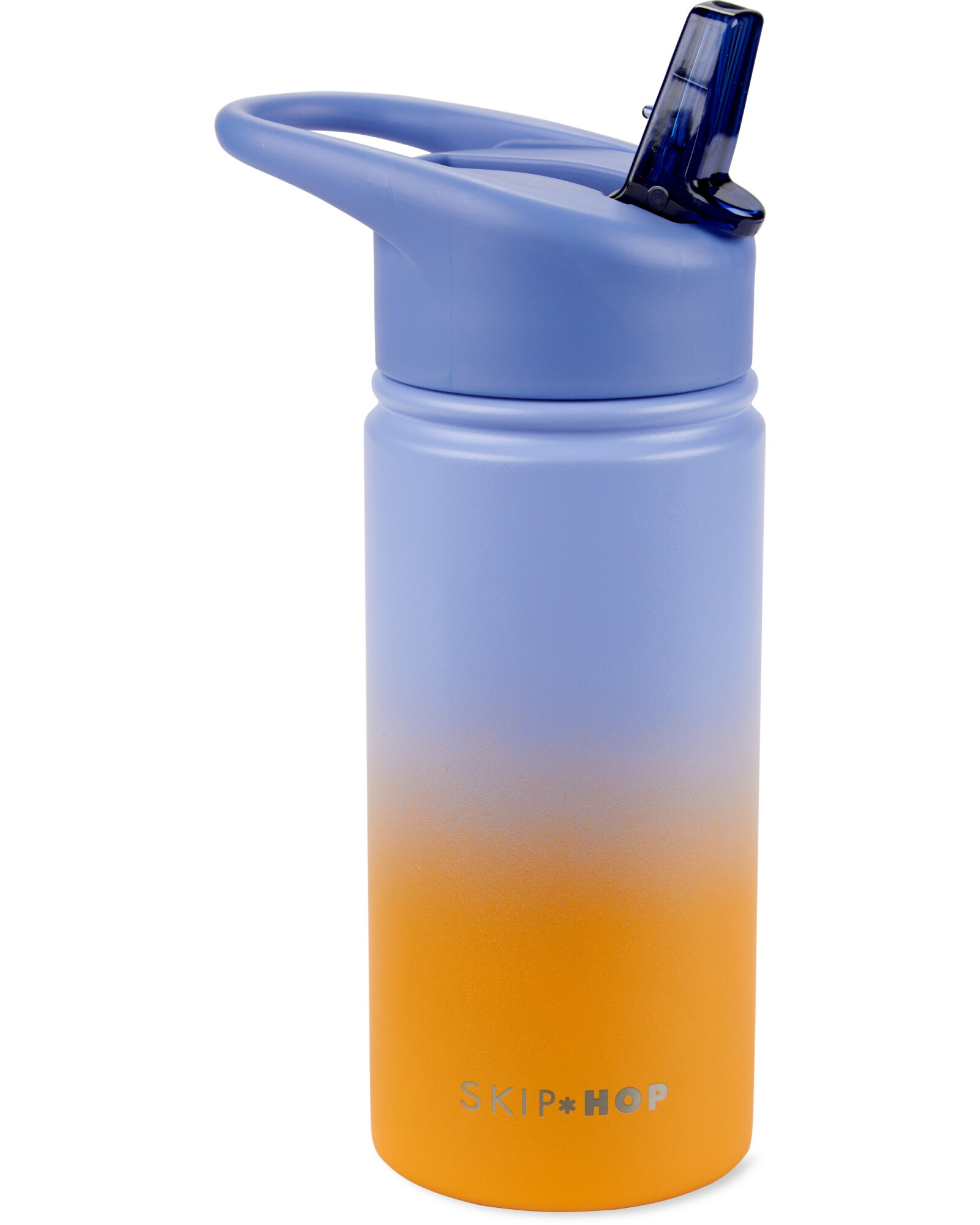 Botella Wander de acero inox. con sorbito, en degradé azul Botella Wander de acero inox. con sorbito, en degradé azul