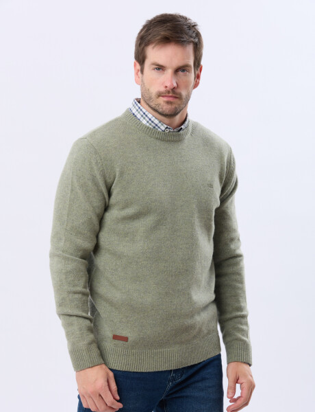 BUZO LANA Verde Claro