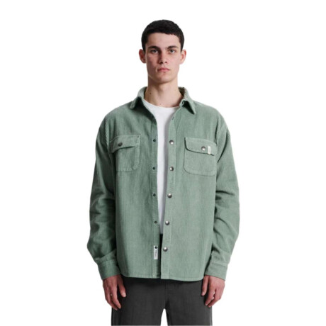 Camisa Critical Slide Surface Cord Overshirt Verde