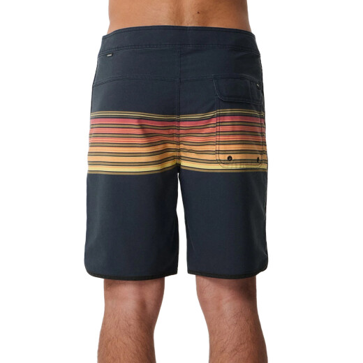 Boardshort Rip Curl Mirage Classic Surf Stripe 19" - Negro Boardshort Rip Curl Mirage Classic Surf Stripe 19" - Negro