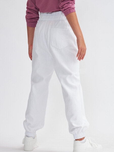 Pantalón baggy Crudo
