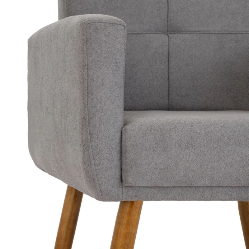 Kit 2 Poltrona Havana + Puff Gris Kit 2 Poltrona Havana + Puff Gris