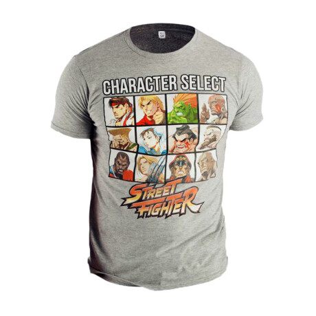 Remera Street Fighter Character Select - Talle S Remera Street Fighter Character Select - Talle S