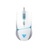 SETGAMER FANTECH TECLADO, MOUSE+PAD, AURICULARES Y SOPORTE Blanco