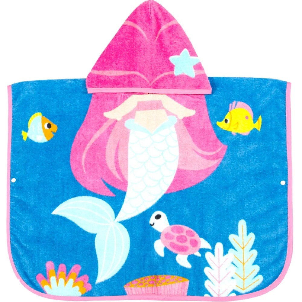 Toalla poncho BUBA BUBAZOO sirena
