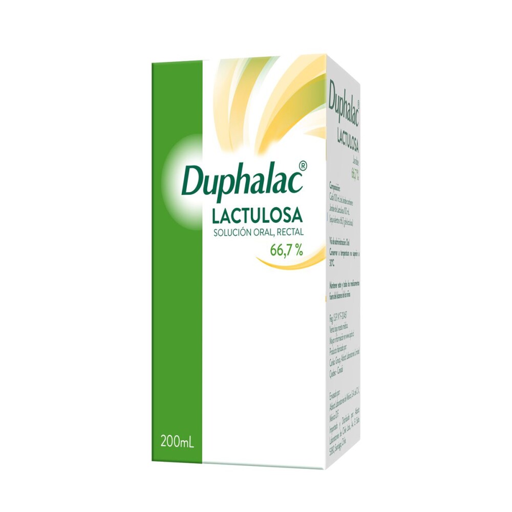 DUPHALAC SOL. ORAL / RECTAL FR. X 200 ML única