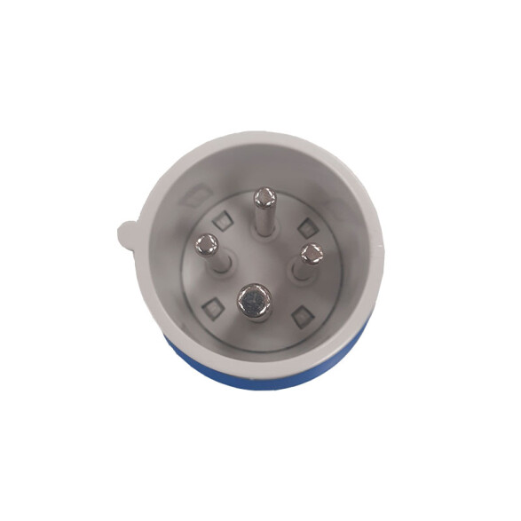 Ficha industrial 3P+T 16A 9HS 220V azul GG0005