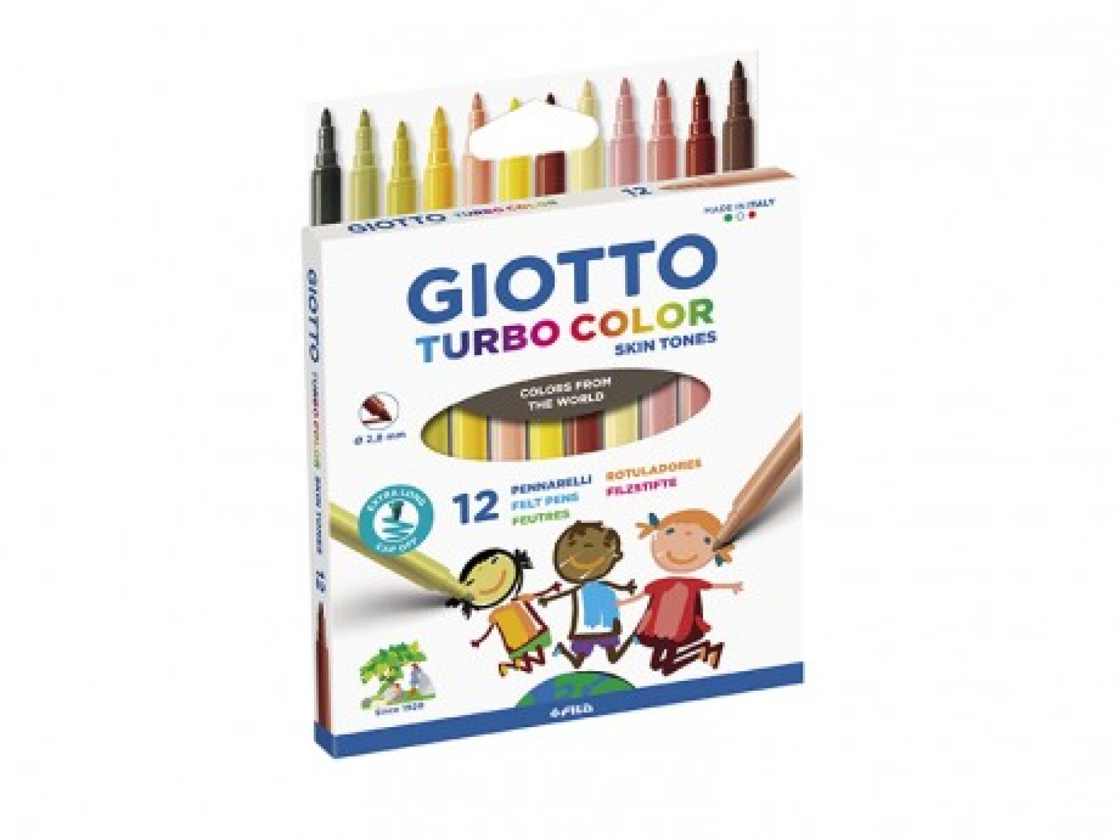 Marcador Giotto fino tonos piel 