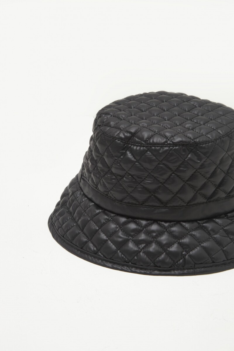Bucket capitoneado - negro 