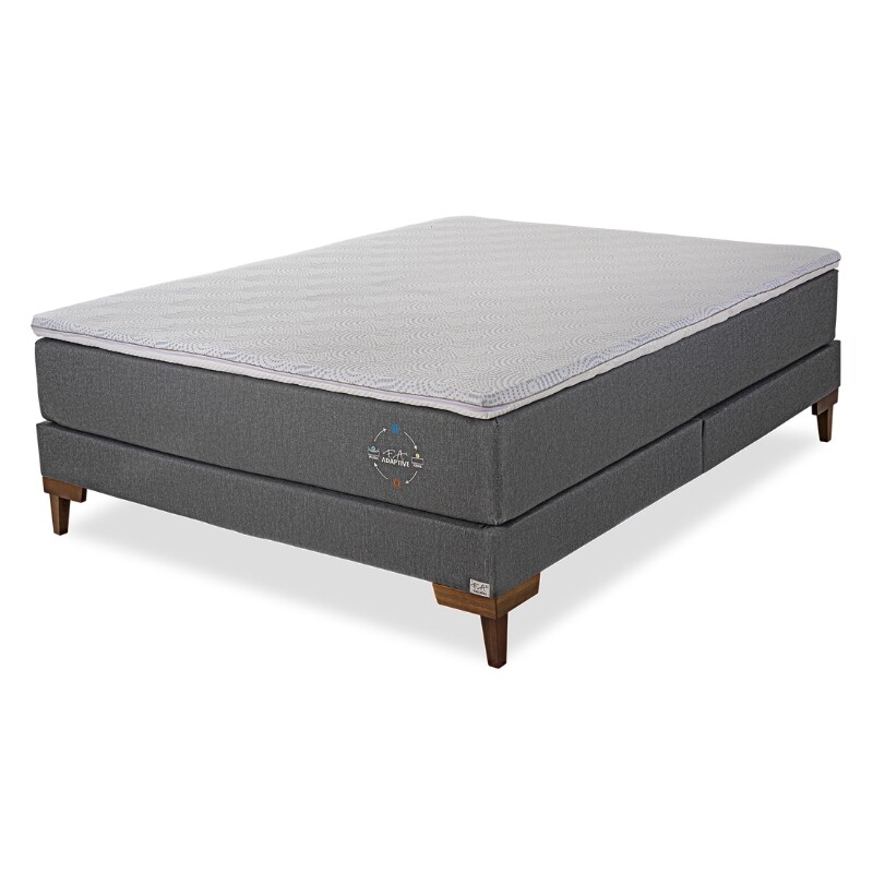 Somier de espuma Adaptive Hipersoft Queen 158x198x025
