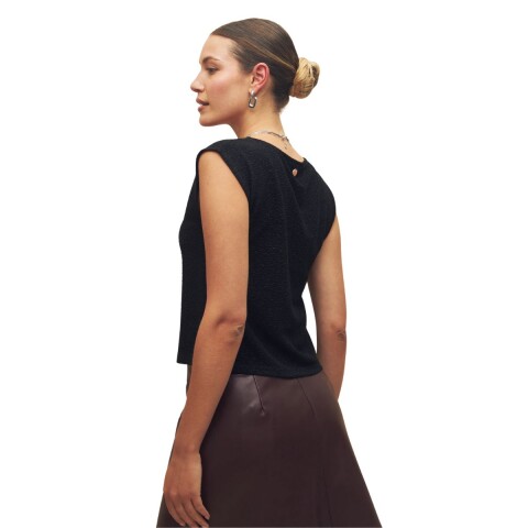 TOP ROSELINA S-XXL NEGRO