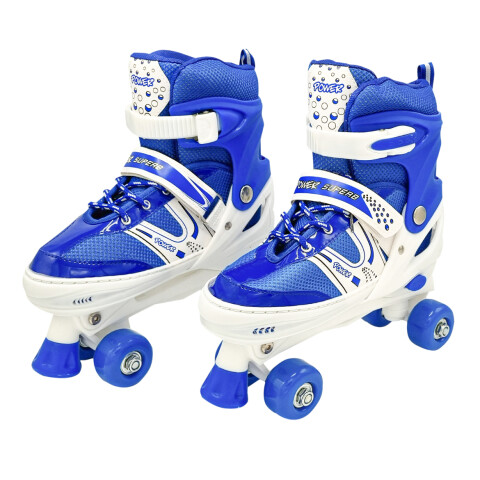 Patin Artistico Semi Profesional Patines Niños Infantil Variante AZUL TALLE M