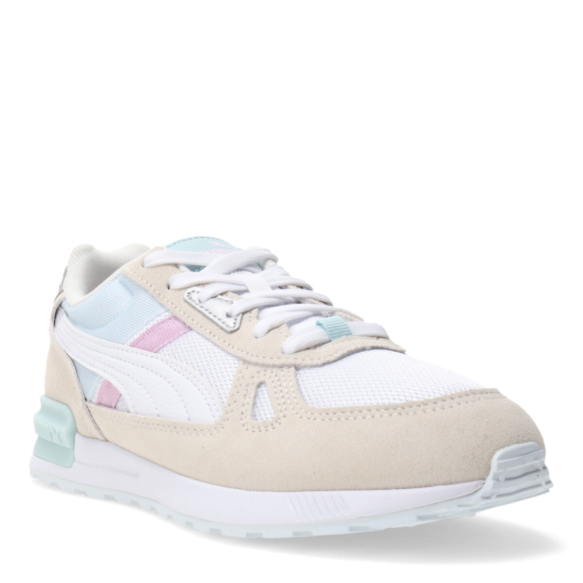 Championes de Mujer Puma Graviton Pro - Blanco - Gris - Rosa 