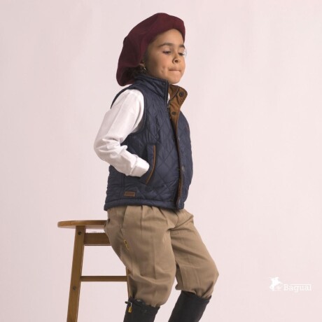 Chaleco Capitoneado de niño Azul