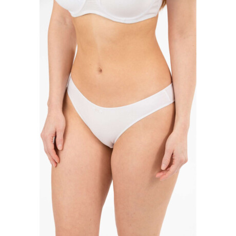 Bikini algodon lycra Blanco