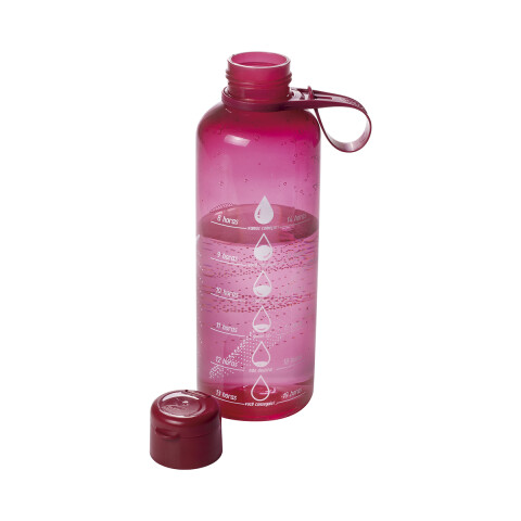 Botella Plástica Fitness Con Marcador Agua 970 ml ROSA