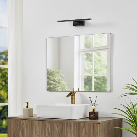 Aplique LED para baños negro 3 tonos 400 mm EG3546