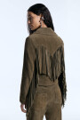 CAMPERA SUEDE VERSOVIA Verde Oliva