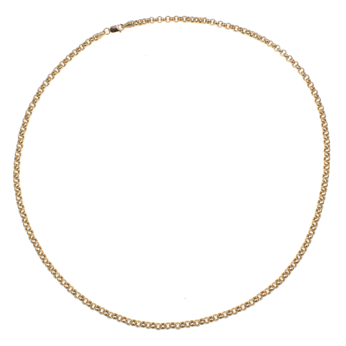 Cadena Roberta en oro amarillo 18K. 