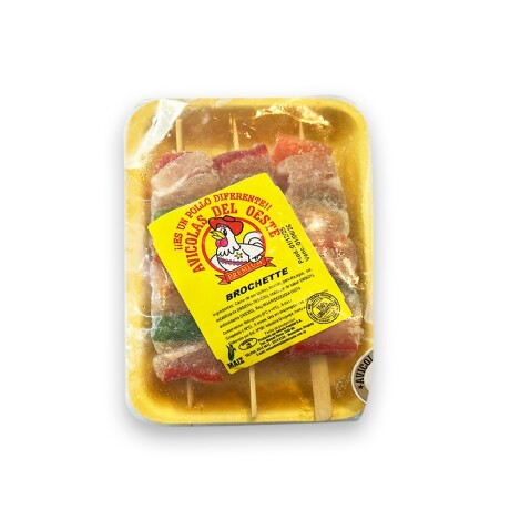 Brochettes De Pollo Avicolas Del Oeste 500 Gs Aprox. Brochettes De Pollo Avicolas Del Oeste 500 Gs Aprox.