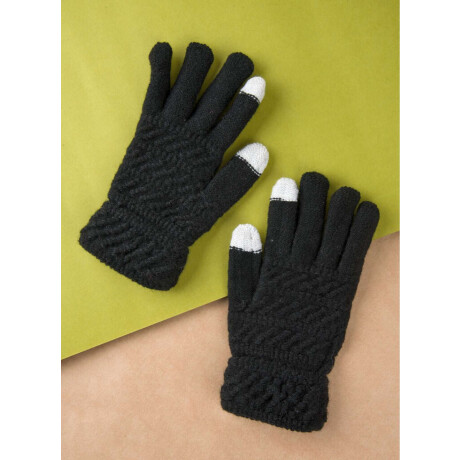 Guantes touch screen Negro