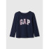 V-FRCH LS BF LOGO T TAPESTRY NAVY