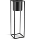 Maceta DETLEF A15xL15xA50cm negro Maceta DETLEF A15xL15xA50cm negro
